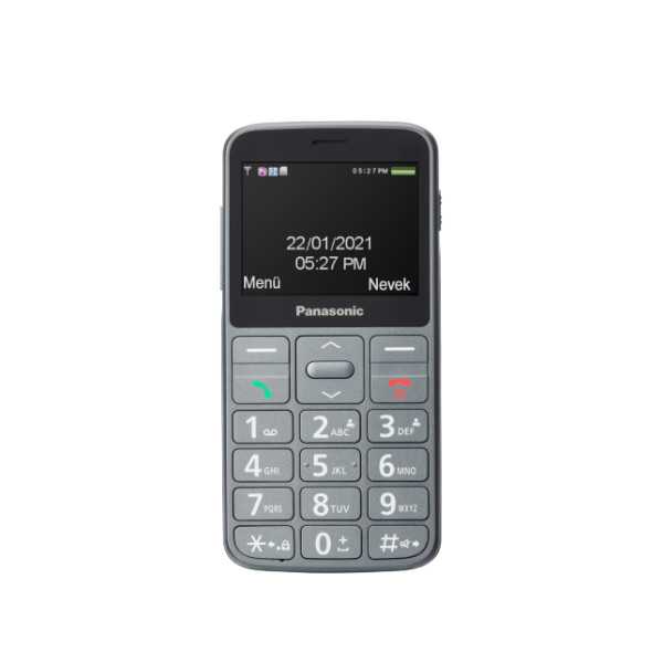 Panasonic KX-TU160 Easy Use“ mobilusis telefonas, pilkas 2,4 colio TFT-LCD 240 x 320 „Bluetooth“ USB versija USB-C Integruota ka