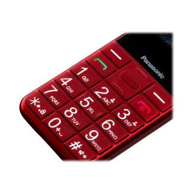 Panasonic KX-TU155EXBN Red 2.4 " TFT-LCD microSD/microSDHC MB Bluetooth USB version micro USB Built-in camera Main camera 0.3 MP