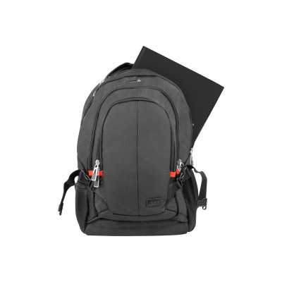 Natec Laptop Backpack Merino NTO-1703 Backpack Black 15.6 " Shoulder strap