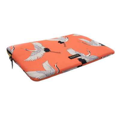 Casyx Casyx for MacBook SLVS-000006 Fits up to size 13 /14 " Sleeve Coral Cranes Waterproof