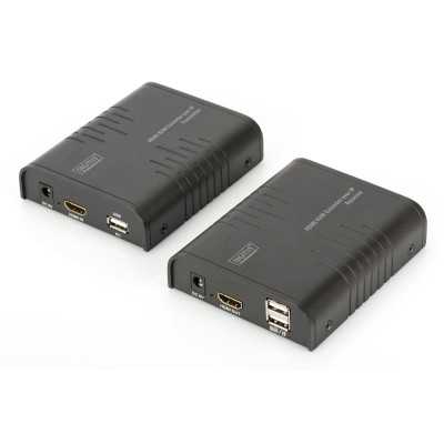 Digitus HDMI KVM Extender over IP, Set DS-55202