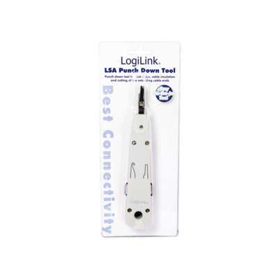 Logilink LSA Punch Down Tool LSA Punch Down ToolSuitable for on-wall and in-wall wallplatesCutting of the extending cable end in