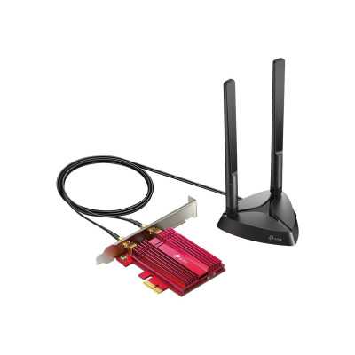 TP-LINK AX3000 Wi-Fi 6 Bluetooth 5.0 PCIe Adapter TX3000E 2.4GHz/5GHz Antenna type 2xHigh-Gain External Antennas 574+2402 Mbit/s