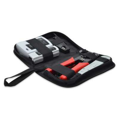 Digitus Network Tool Set, LAN Tester, Crimping Tool, Cut and Stripping Tool, Punch Down Tool Tool kit