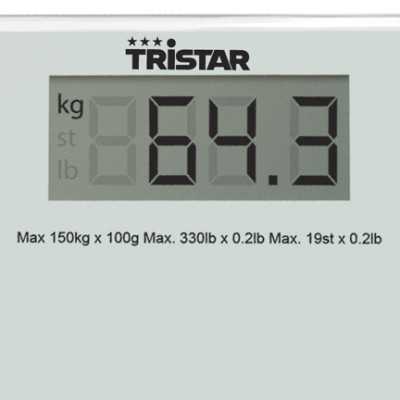 Tristar Bathroom scale WG-2419 Maximum weight (capacity) 150 kg Accuracy 100 g White