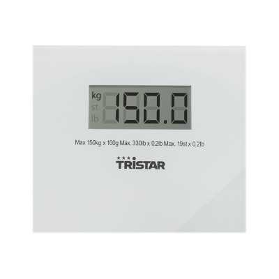 Tristar Bathroom scale WG-2419 Maximum weight (capacity) 150 kg Accuracy 100 g White