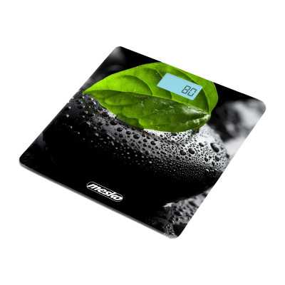 Mesko Bathroom scales MS 8149 Maximum weight (capacity) 150 kg Accuracy 100 g Black/ green