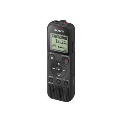 Sony ICD-PX370 MP3 Black MP3 playback Mono Digital Voice Recorder with Built-in USB 9540 min Monaural