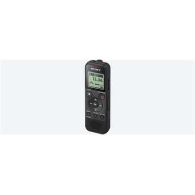 Sony ICD-PX370 MP3 Black MP3 playback Mono Digital Voice Recorder with Built-in USB 9540 min Monaural