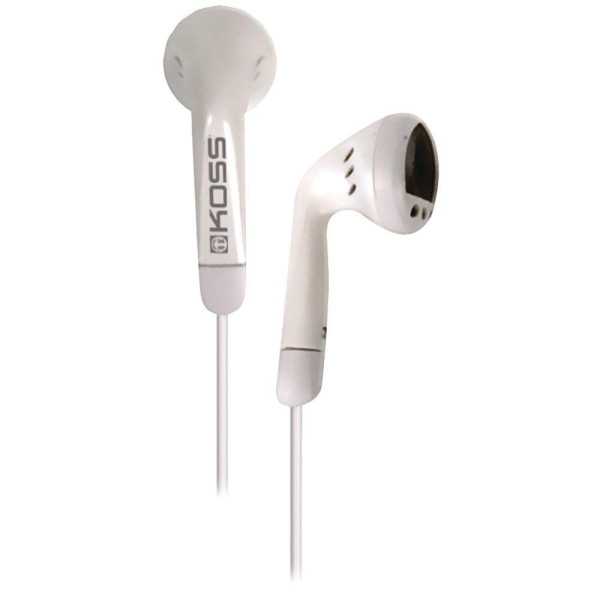 Koss ausinės KE5w Wired In-ear White