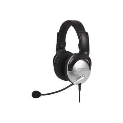 Koss Headphones SB45 Wired On-Ear Microphone Noise canceling Silver/Black