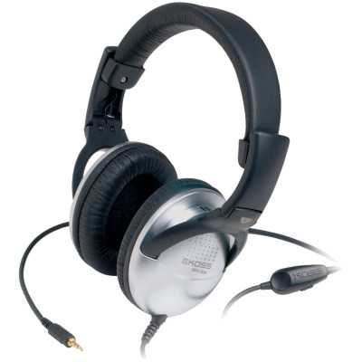 Koss Headphones SB45 Wired On-Ear Microphone Noise canceling Silver/Black