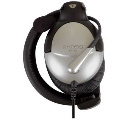 Koss Headphones SB45 Wired On-Ear Microphone Noise canceling Silver/Black