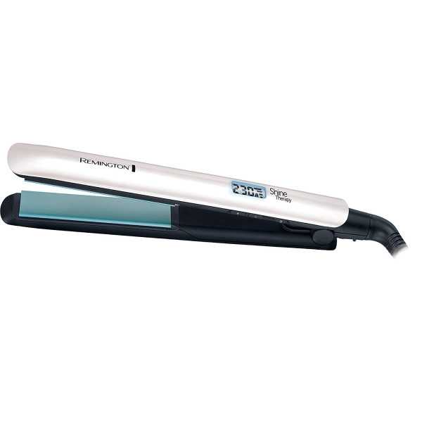 Remington Hair Straightener S8500 Shine Therapy Ceramic heating system Display Yes Temperature (max) 230 C Number of heating lev