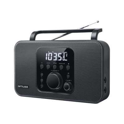 Muse Radio M-091R Alarm function AUX in Black