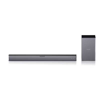 Sharp HT-SBW182 2.1 Slim Soundbar HDMI, Optical, Bluetooth 160 W Bluetooth Wireless connection Black AUX in