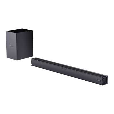 Sharp HT-SBW182 2.1 Slim Soundbar HDMI, Optical, Bluetooth 160 W Bluetooth Wireless connection Black AUX in