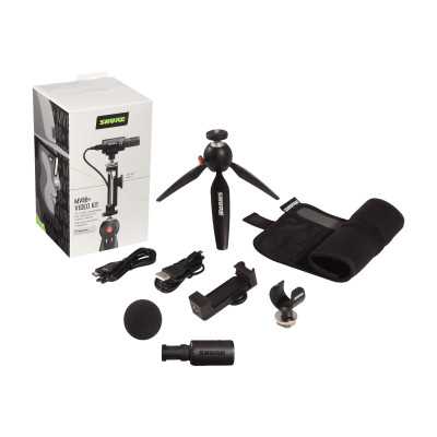 Shure Microphone and Video kit MV88+DIG-VIDKIT Black