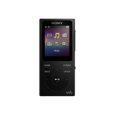 Sony Walkman NW-E394B MP3 Player with FM radio, 8GB, Black Sony MP3 Player with FM radio Walkman NW-E394B Internal memory 8 GB F