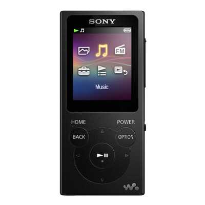 Sony Walkman NW-E394B MP3 Player with FM radio, 8GB, Black Sony MP3 Player with FM radio Walkman NW-E394B Internal memory 8 GB F