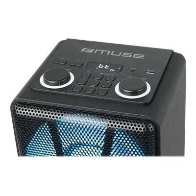 Muse Party Box Speaker M-1805 DJ 150 W Wireless connection Black Bluetooth