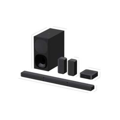 Sony HT-S40R 5.1ch Home Cinema Soundbar with Wireless Rear Speakers USB port Wi-Fi Bluetooth Wireless connection Black