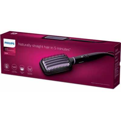 Philips StyleCare Essential Heated straightening brush BHH880/00 Warranty 24 month(s) Ceramic heating system Temperature (min) 1