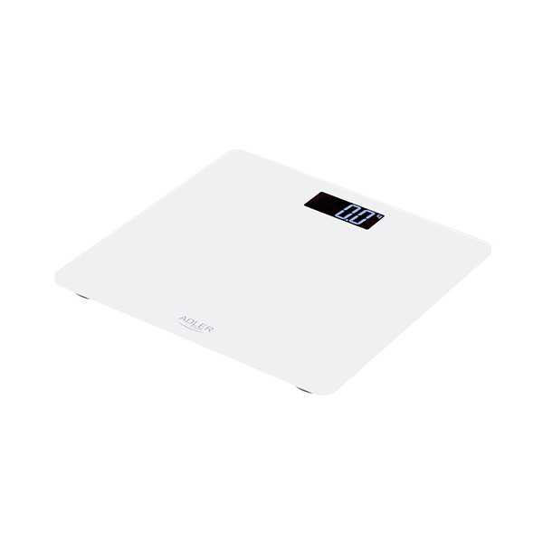 Adler Bathroom scale AD 8157w Maximum weight (capacity) 150 kg Accuracy 100 g Body Mass Index (BMI) measuring White