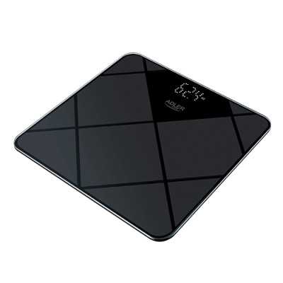 Adler Bathroom Scale AD 8169 Maximum weight (capacity) 180 kg Accuracy 100 g Graphite/Black