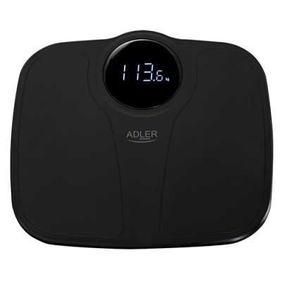 Adler Bathroom Scale AD 8172b Maximum weight (capacity) 180 kg Accuracy 100 g Body Mass Index (BMI) measuring Black