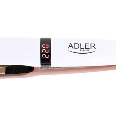 Adler Hair Straightener AD 2321 Warranty 24 month(s) Ceramic heating system Display LCD Temperature (min) 140 C Temperature (max