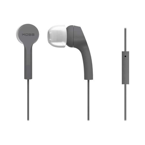 Koss Headphones KEB9iGRY Wired In-ear Microphone Gray