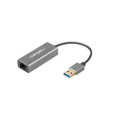 Natec Ethernet Adapter, Cricket USB 3.0, USB 3.0 to RJ45, Black Natec Ethernet Adapter Network Card NNC-1924 Cricket USB 3.0