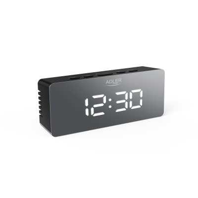 Adler Alarm Clock AD 1189B Black Alarm function