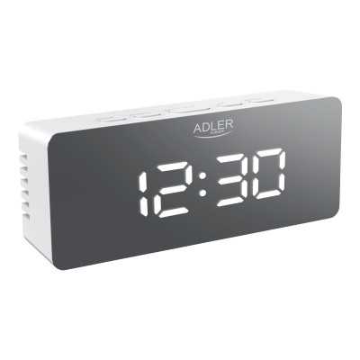 Adler Alarm Clock AD 1189W White Alarm function