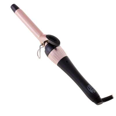 Adler Curling Iron AD 2116 Ceramic heating system Barrel diameter 19 mm Temperature (max) 200 C 36 W Black/Pink