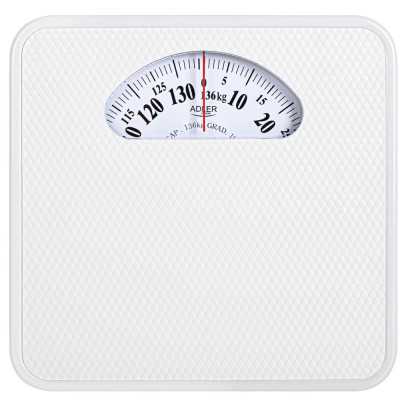 Adler Mechanical Bathroom Scale AD 8179w Maximum weight (capacity) 136 kg Accuracy 1000 g White