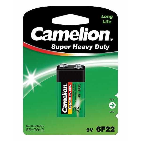 Camelion 6F22-BP1G 9V / 6F22 Super Heavy Duty, 1 vnt.