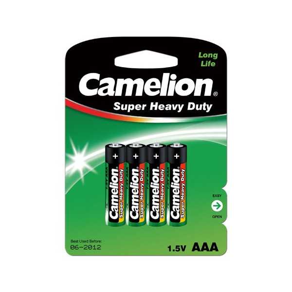 Camelion R03P-BP4G AAA/LR03 Super Heavy Duty 4 vnt.