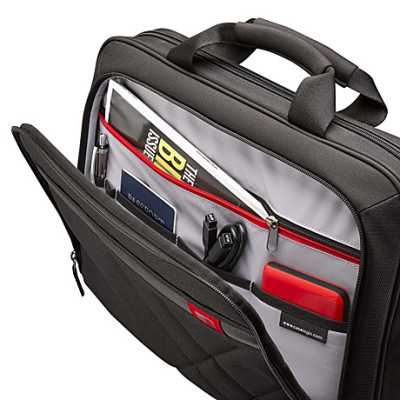 Case Logic DLC115 Fits up to size 15 " Messenger - Briefcase Black Shoulder strap