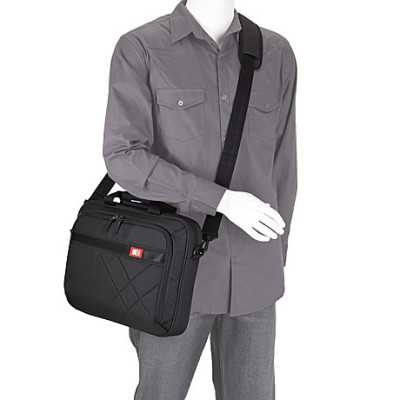 Case Logic DLC115 Fits up to size 15 " Messenger - Briefcase Black Shoulder strap