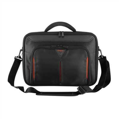 Targus Classic+ Fits up to size 15.6 " Messenger - Briefcase Black/Red Shoulder strap