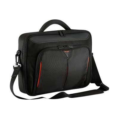 Targus Classic+ Fits up to size 15.6 " Messenger - Briefcase Black/Red Shoulder strap