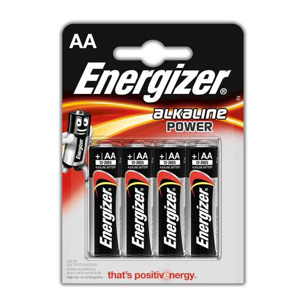 Energizer AA/LR6 šarminė galia 4 vnt.