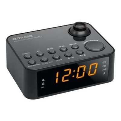 Muse Clock radio M-178P Black