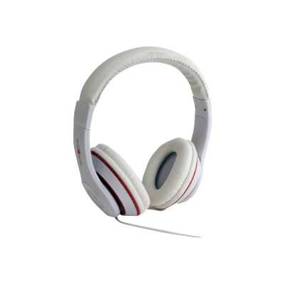 Gembird MHS-LAX-W Stereo headset "Los Angeles" Wired On-Ear Microphone White