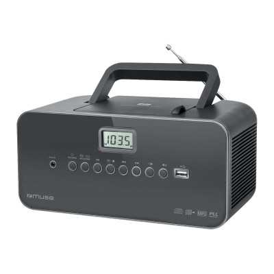 Muse Portable radio M-28DG Grey AUX in