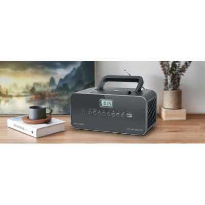 Muse Portable radio M-28DG Grey AUX in