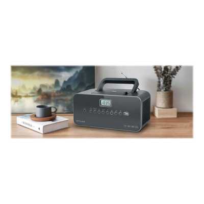 Muse Portable radio M-28DG Grey AUX in