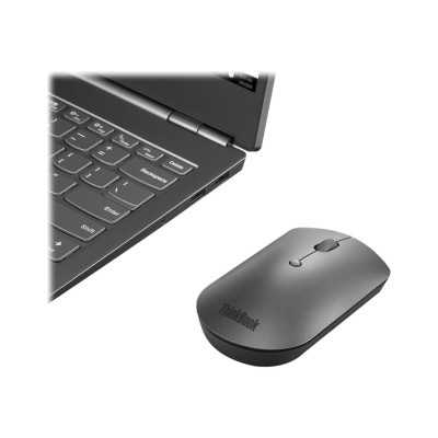 Lenovo ThinkBook Bluetooth Silent Mouse Bluetooth 5.0 Wireless 1 year(s) Iron Grey